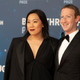 Priscilla Chan and Mark Zuckerberg seen at the 8th Annual Breakthrough Prize Ceremony at NASA Ames Research Center on Sunday, Nov. 3, 2019, in Mountain View, Calif.